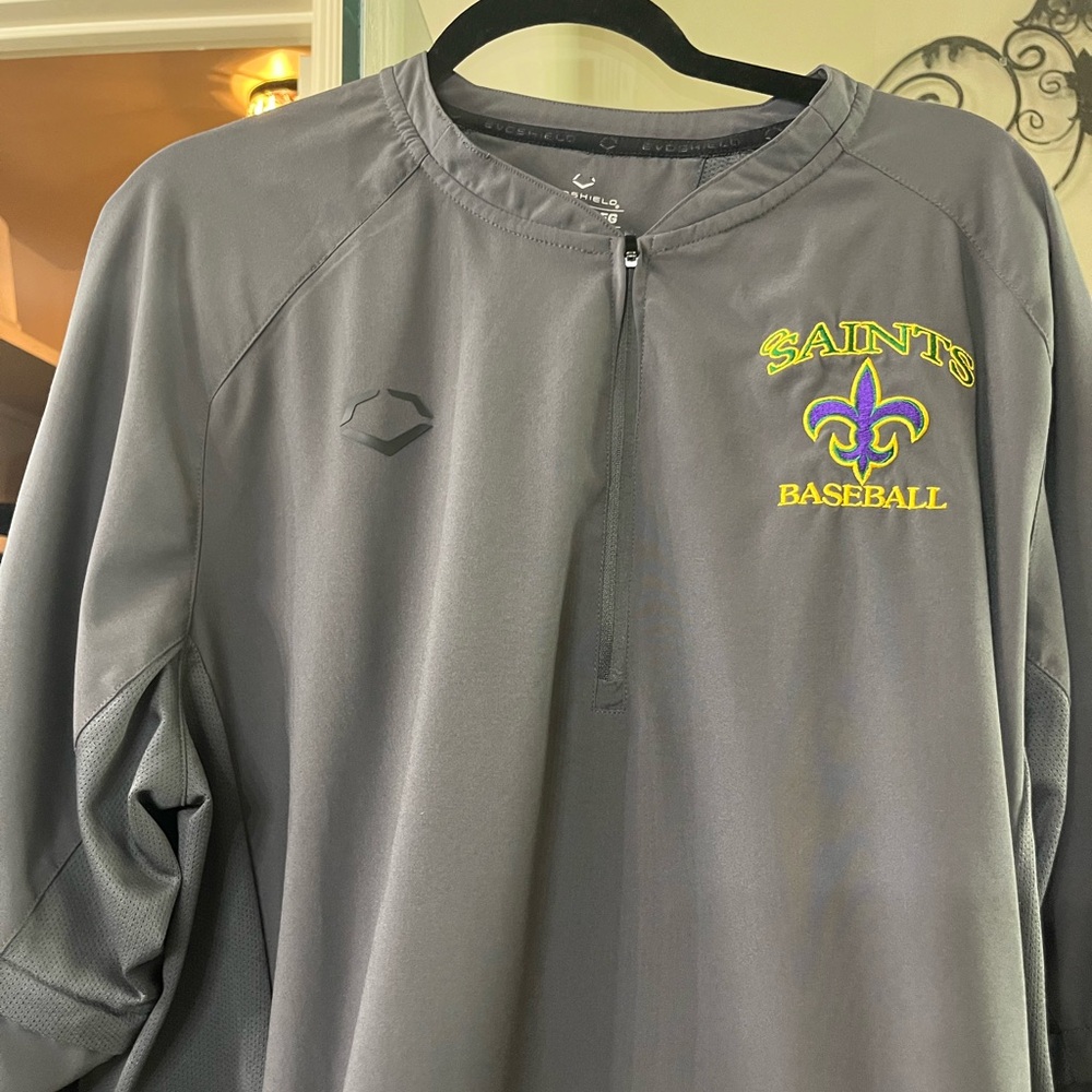 Eco-Shield Gray Saints Baseball Jacket